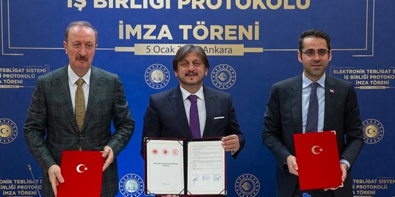 Üç bakanlık arasında “Elektronik Tebligat Sistemi İşbirliği Protokolü” imzalandı