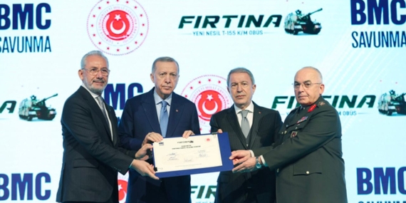 Yeni Nesil Fırtına Obüsleri TSK’ya teslim edildi
