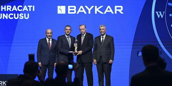 Baykar, en büyük 10 ihracatçı firmadan biri oldu