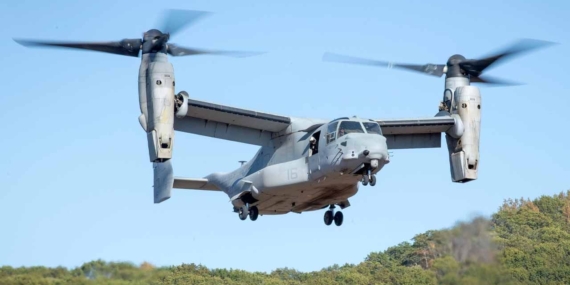 ABD Ordusu Osprey uçuşlarını neredeyse yşanan kaza sonrası yeniden durdurdu