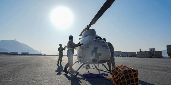 Çin ordusu yeni kargo dronlarını test ediyor