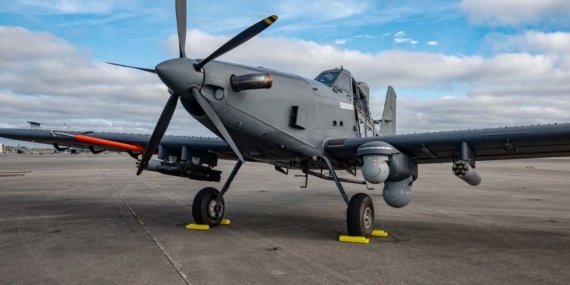 ABD Hava Kuvvetleri, OA-1K Skyraider II saldırı uçağını tanıttı