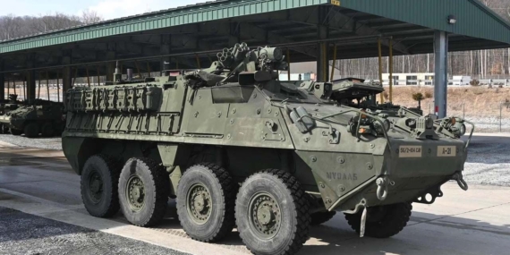 ABD ordusuna bağlı 56. SBCT, gelişmiş Stryker ve JLTV araçlarını teslim aldı