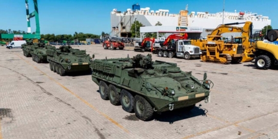 Arjantin, ilk Stryker zırhlılarını teslim aldı