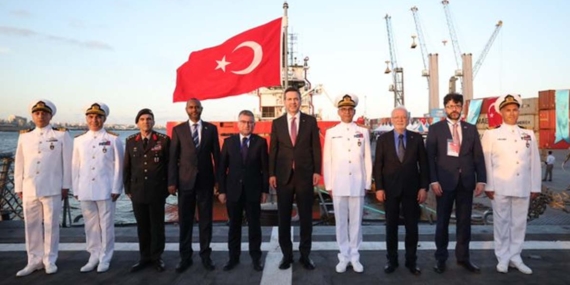 Çağrı Bey sondaj gemisi Mogadişu’da törenle karşılandı