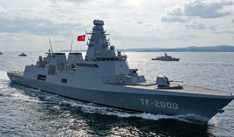 TCG Kocatepe hava savunma destroyerinin ilk blokları indirildi