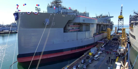 ABD donanmasının son deniz üssü gemisi testi başarıyla geçti