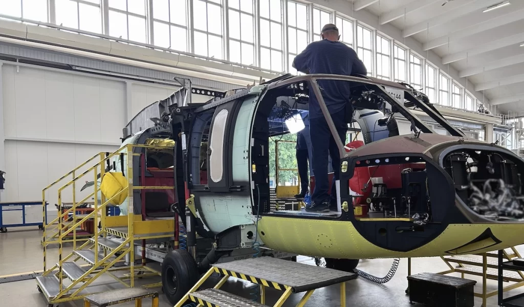 Avrupa’nın ilk Firehawk helikopterleri Polonya'da üretimde