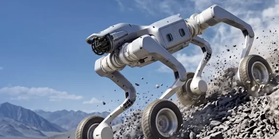 Çin ordusunun yeni robot köpeği tekerlekli tasarımıyla şaşırttı