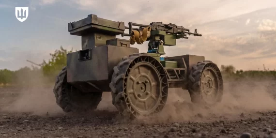 Ukrayna'dan cepheye kalaşnikoflu kara robotları: Testler başladı