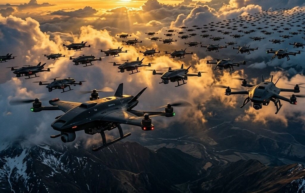 Hindistan'dan sürü dron atılımı: Tek merkezden ortak taarruz