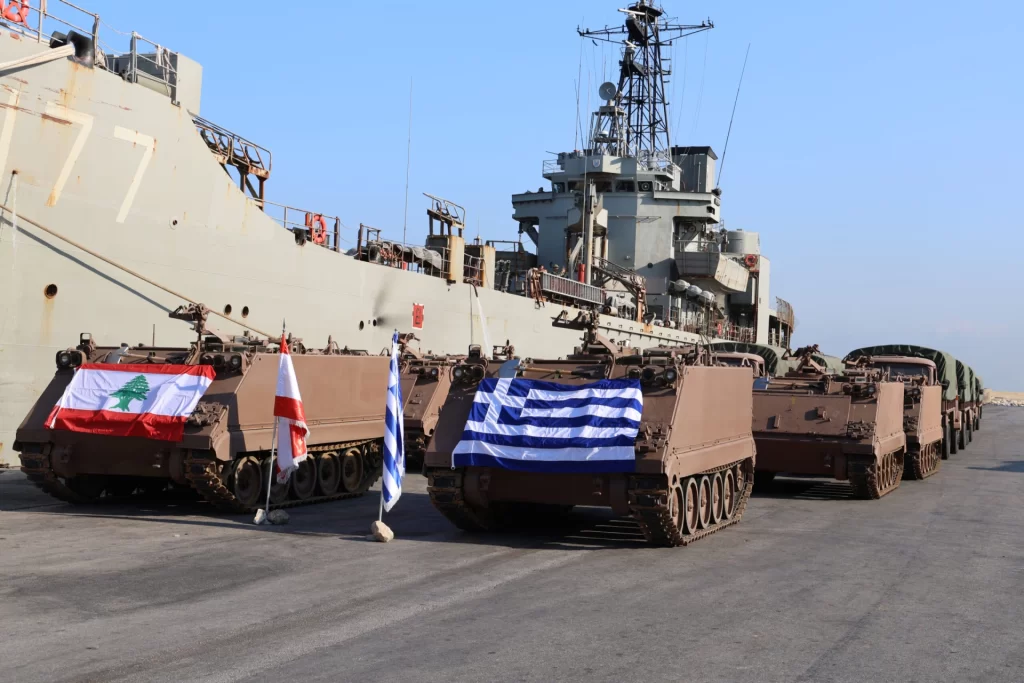Yunanistan'dan Lübnan ordusuna ikinci askeri araç sevkiyatı