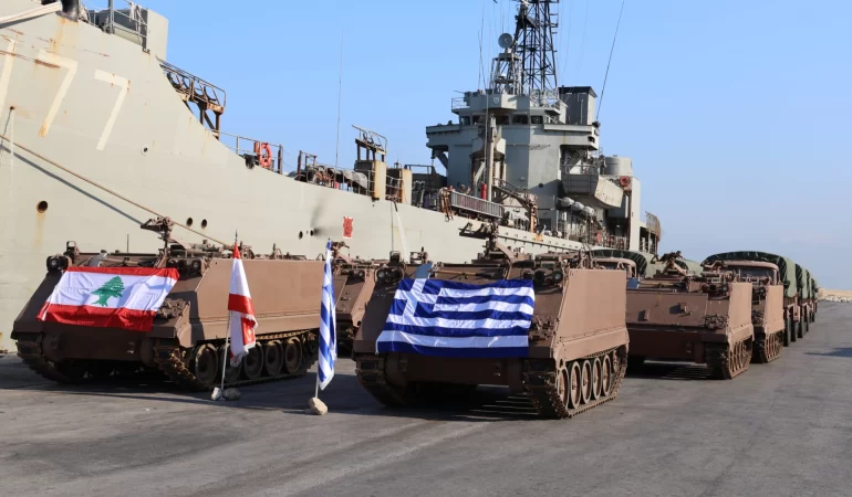 Yunanistan'dan Lübnan ordusuna ikinci askeri araç sevkiyatı
