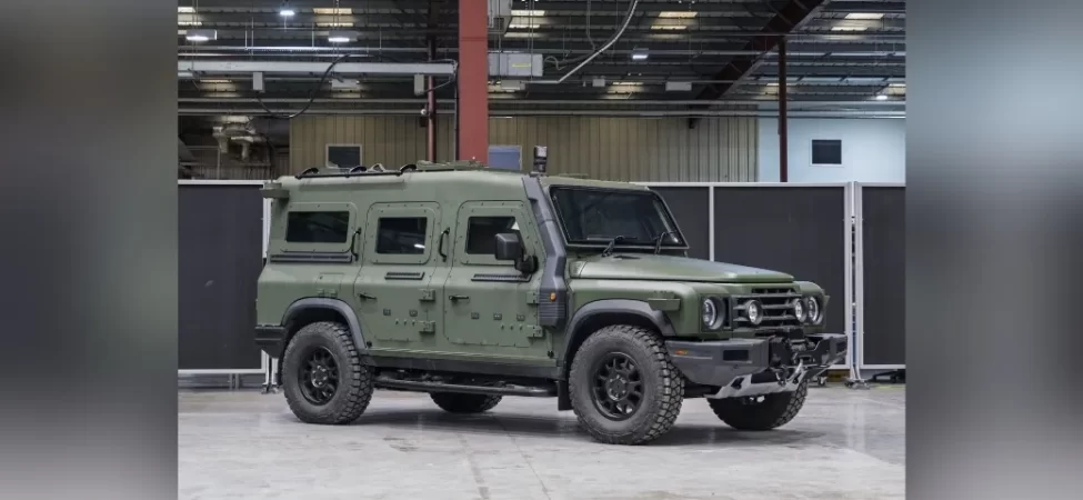 INEOS'tan kurşun ve patlama kalkanı: Zırhlı Grenadier 4x4 sahneye çıktı